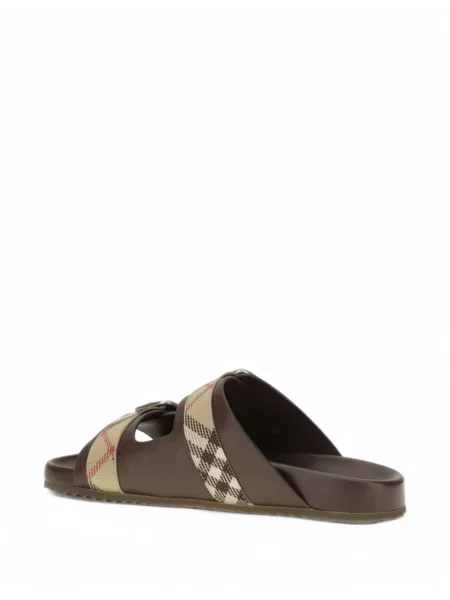 Sandale Burberry din piele maro