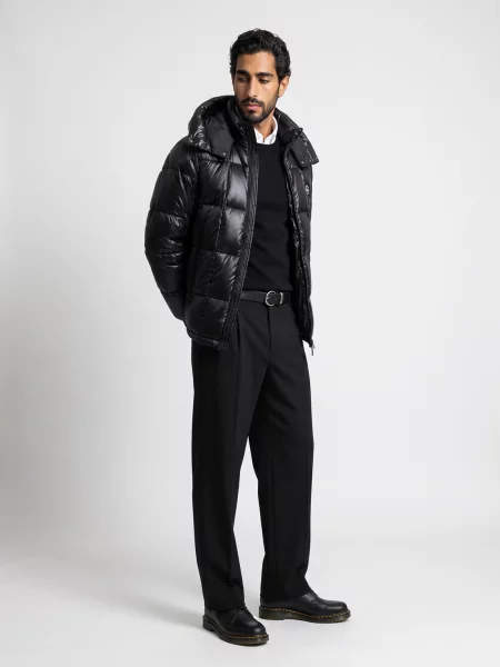 Geacă cu puf Armani Exchange negru