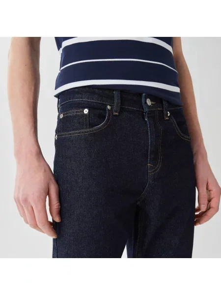 Lacoste Jeansy Slim Fit Z Elastycznej Bawełny niebieskie