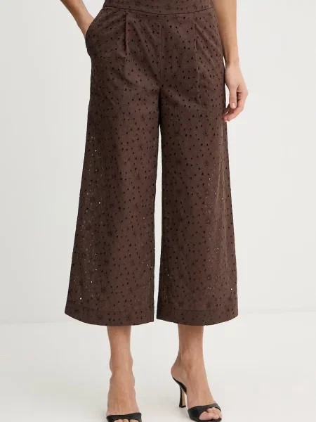 Twinset pantaloni de maro