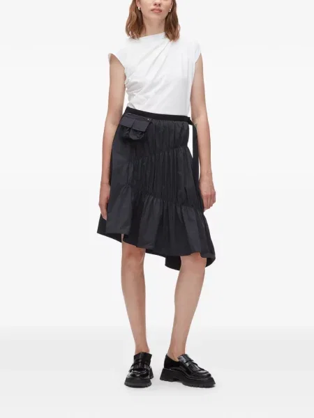 Fustă 3.1 Phillip Lim cu volane albastru