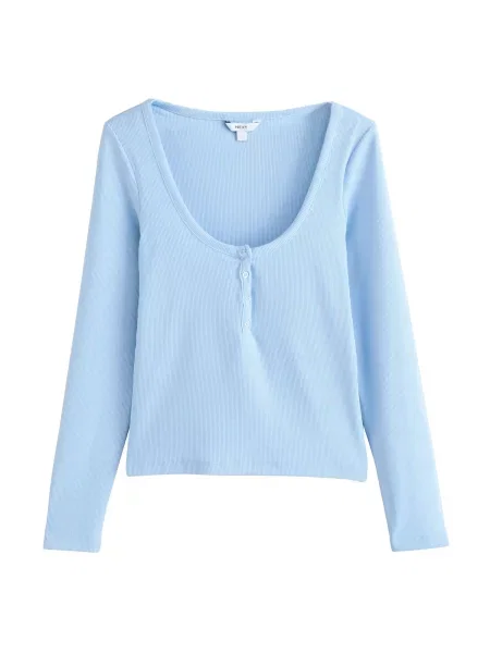 Next Tricou azuriu alb