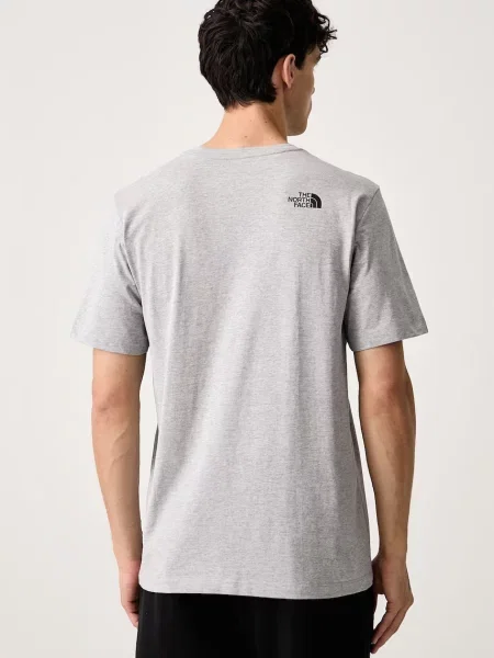 The North Face T-shirt z bawełną Evolution szara