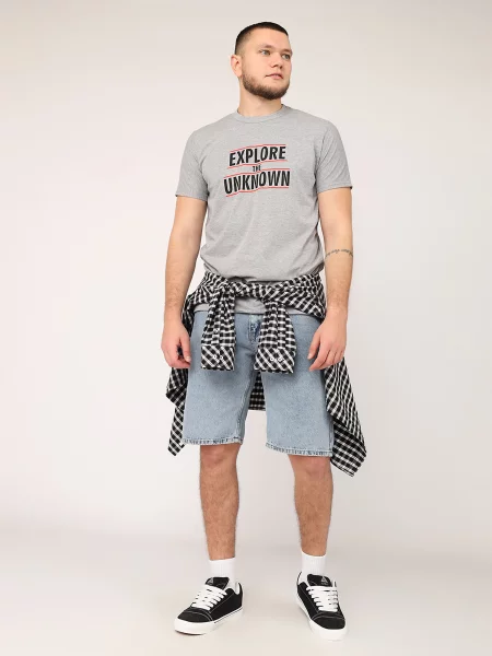 Футболка YUKI сірий