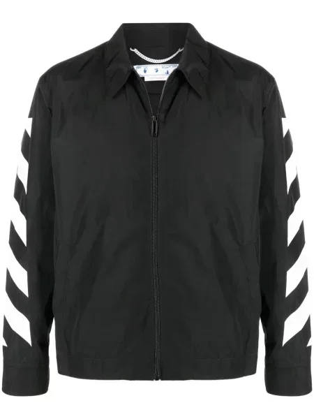 Jachetă cămașă Off-white cu dungi alb