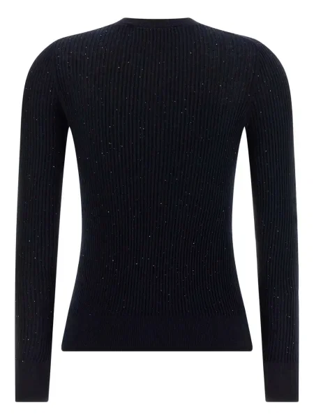 Pulover Max Mara cu paiete albastru