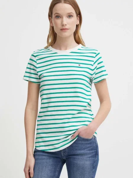 Тениска Tommy Hilfiger синьо