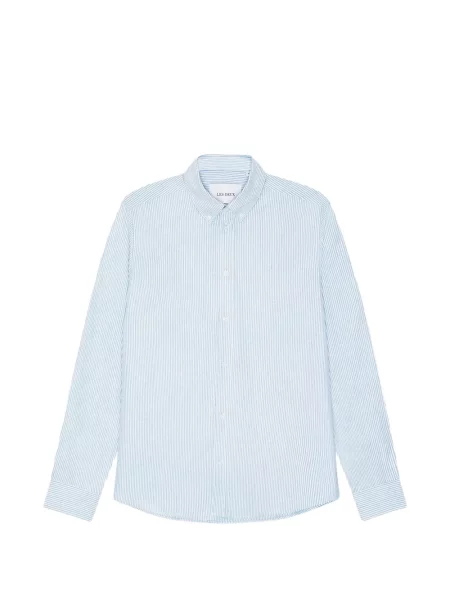 Pruhovaná keprová košile Les Deux bílá