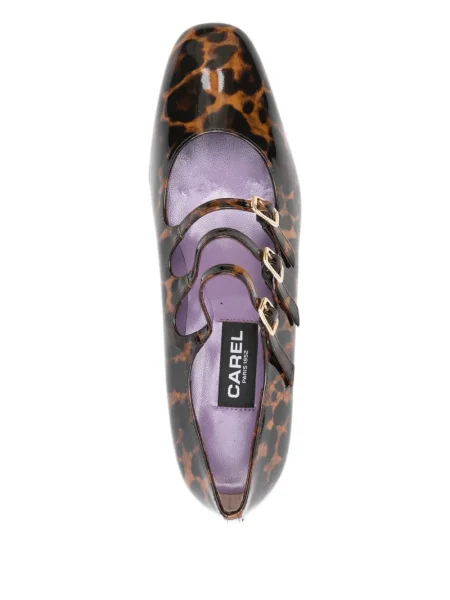 Pantofi cu toc Carel Paris cu imagine cu model leopard maro