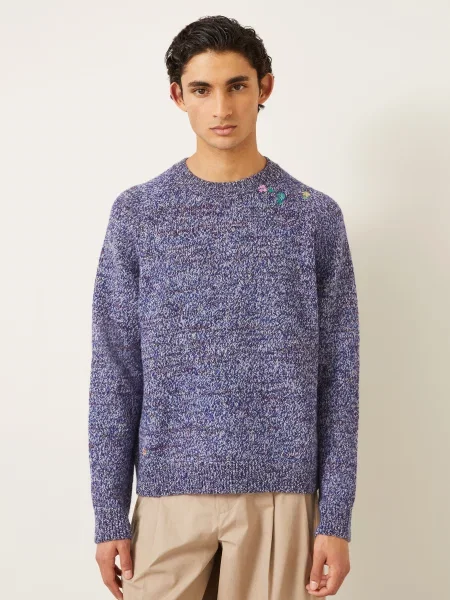 Dries Van Noten Sweter blau