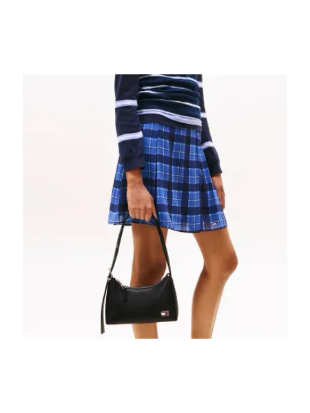 Geanta crossbody Tommy Jeans negru