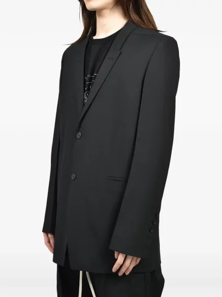 Sacou Rick Owens de lână negru