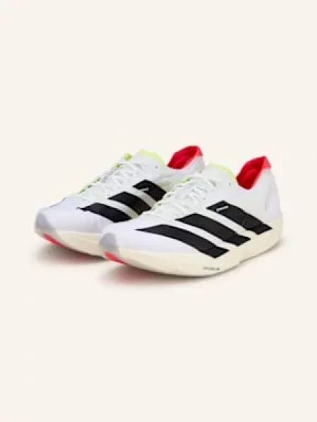Adidas Běžecké Boty Adizero Takumi Sen 11 bílá/ černá/ neonově červená bílé