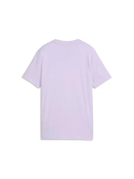 T-shirt dziewczęcy Puma Ess Centered Cat Logo fioletowa