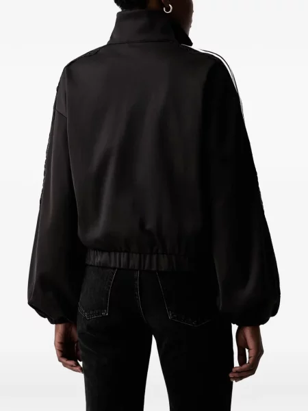 Hanorac Adidas cu dungi cu imagine plasă negru