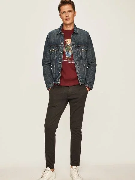 Geacă de blugi Polo Ralph Lauren albastru