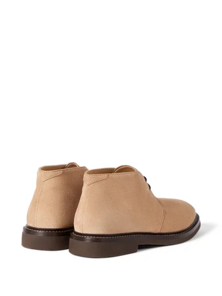 Botine Brunello Cucinelli din piele de căprioară