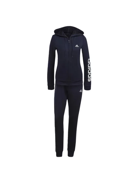 Dres adidas Essentials Logo French Terry biały