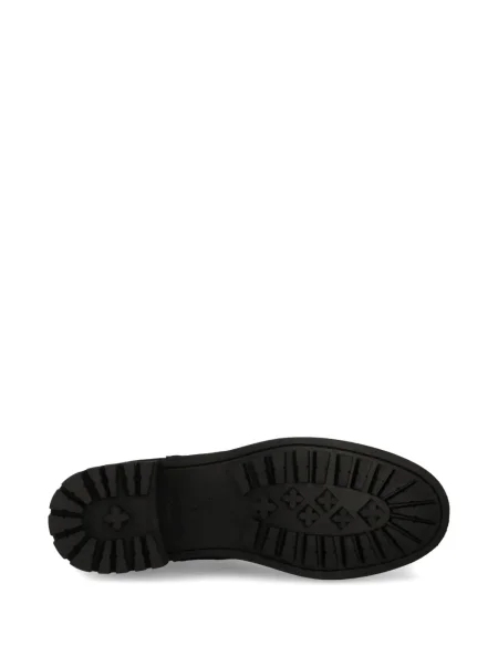 Botine Polo Ralph Lauren din piele cu autograf gri