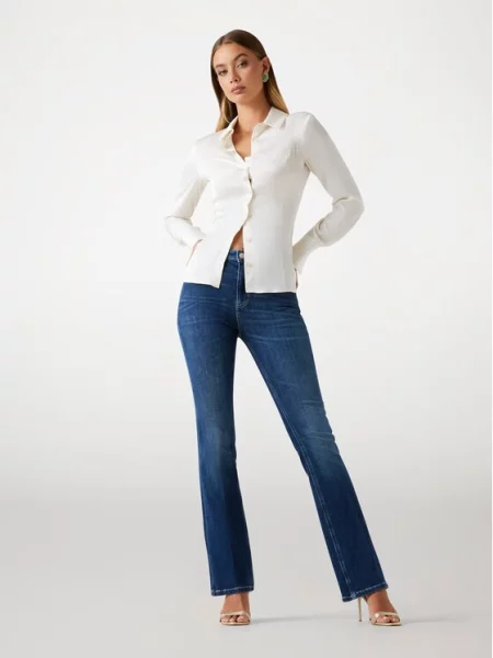 Guess Τζιν Flare Fit μπλε