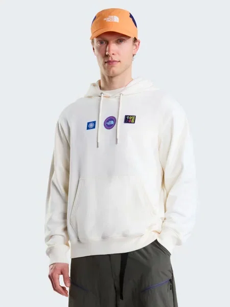Худі The North Face U EXPLORER BADGES RELAXED HOOD бавовна/поліестер білий