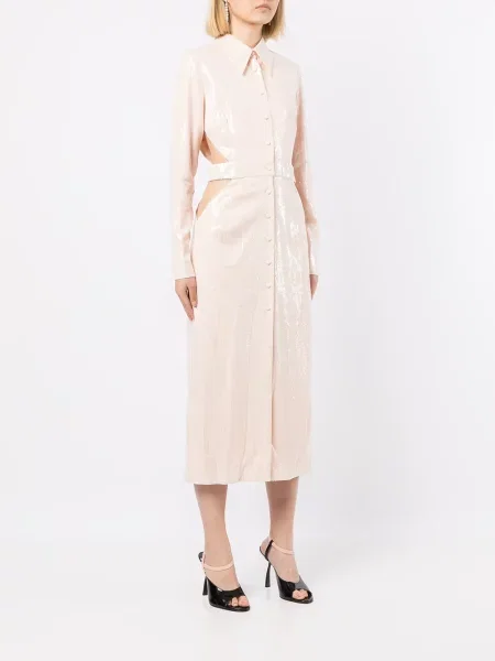 Oblekové košilové šaty Alice Mccall růžové