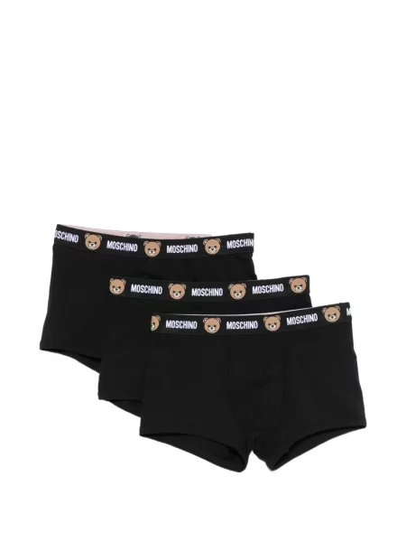 Boxeri Moschino cu autograf negru