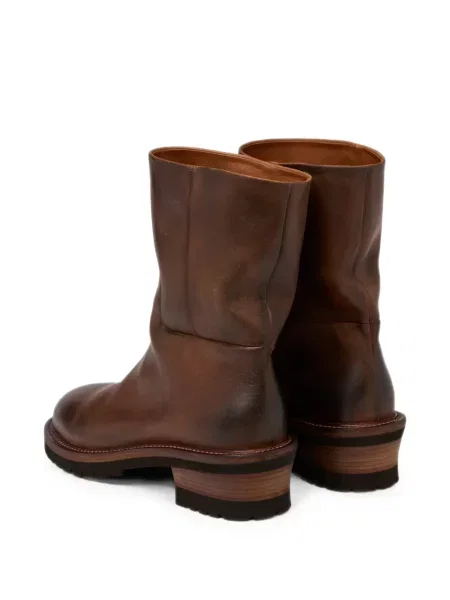 Botine Marsell din piele maro