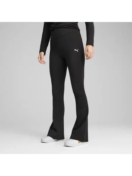 PUMA Športové nohavice Essentials / biela čierna