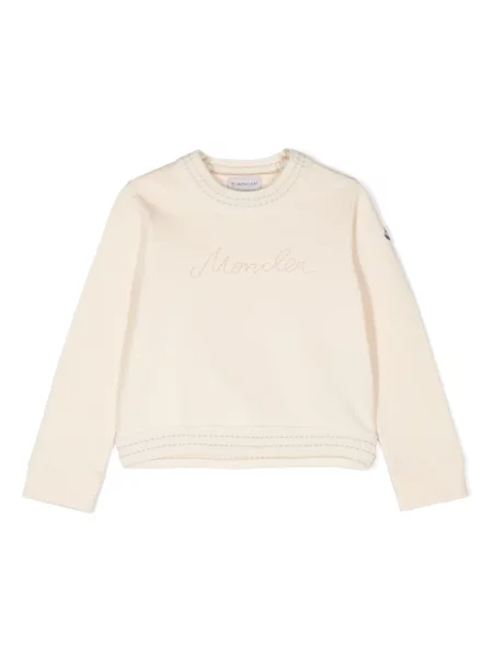 Bluza dziecięca Moncler Enfant biała