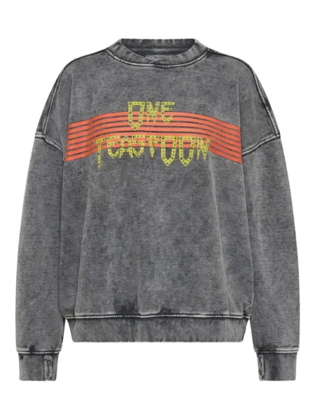 Bluza One Teaspoon z ćwiekami szara