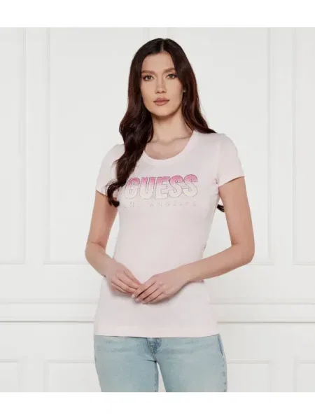 GUESS Tricou | roz