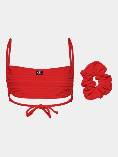 Calvin Klein Swimwear Bikini partea de sus roșu