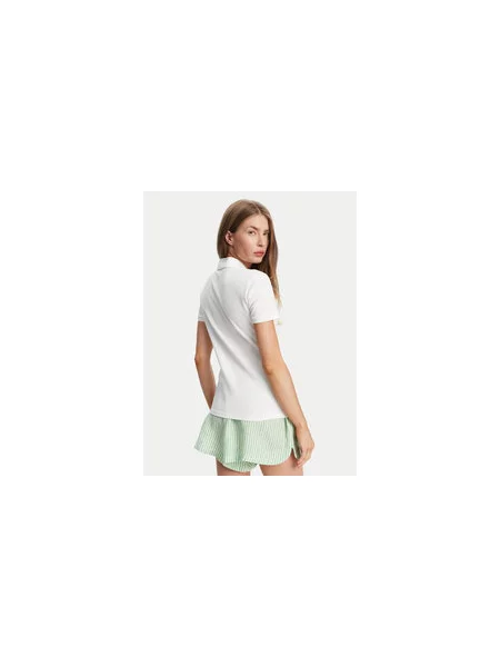 Lacoste Polo marškinėliai Slim Fit balta