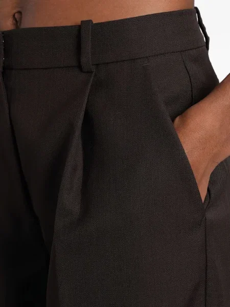 Pantaloni Anine Bing maro