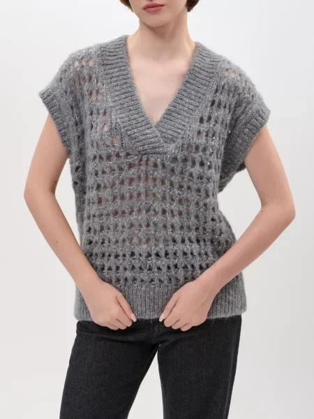 Жилет Panicale Cashmere сірий