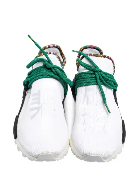 Sneakerși Adidas By Pharrell Williams din dantelă alb