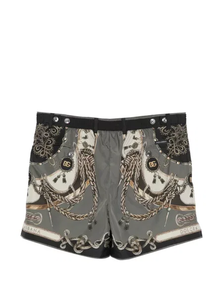 Grafic slip de baie Dolce & Gabbana cu imagine verde