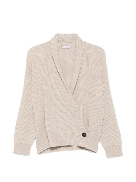 Lung pulover Brunello Cucinelli tricotate