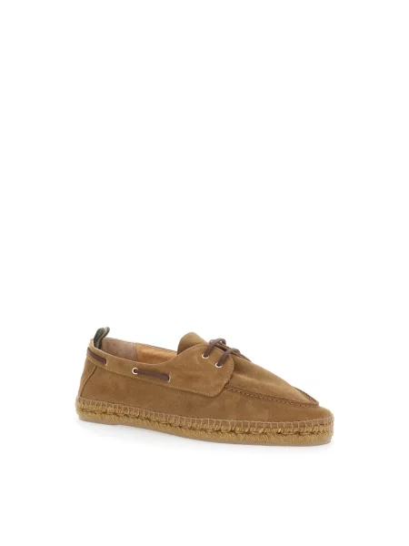 Espadryle Castaner zamszowe brązowe
