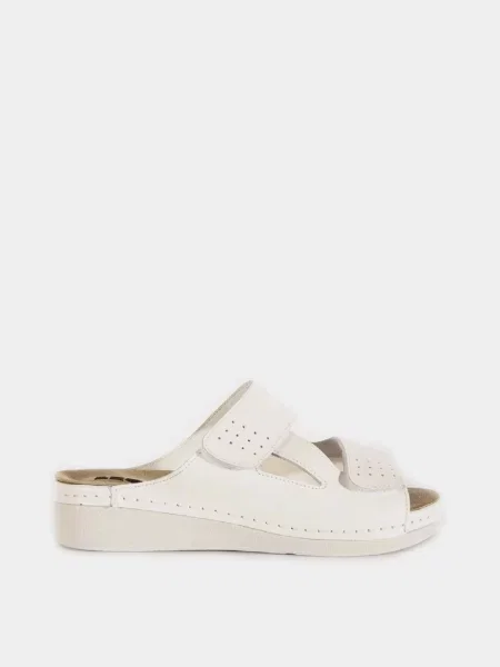 Шлепанцы Leon белые