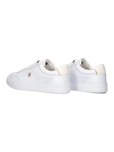 Buty Tommy Hilfiger Essential Chic Court czysty żółty 36 biały