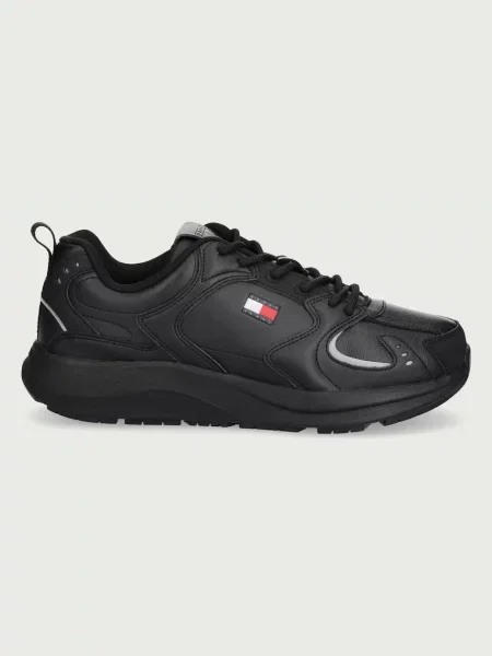 Sneakers Tommy Jeans Tommy Jeans Lth Runner negru