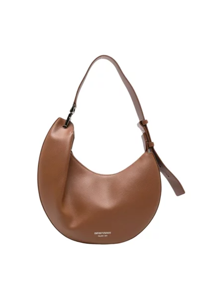 Torebka Emporio Armani skórzana brązowa