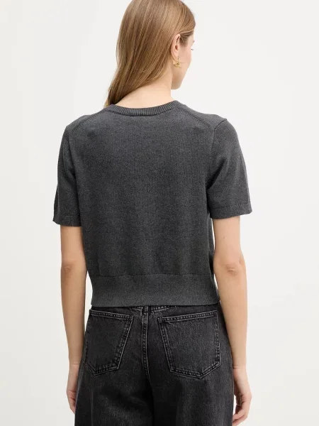 Tričko Calvin Klein Jeans šedá