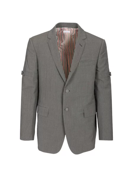 Блейзър Thom Browne на райета сиво