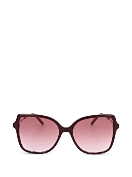 Ochelari de soare Carolina Herrera cu imprimeu geometric roșu