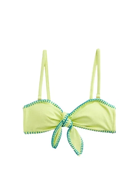 Next Sutien costum de baie pin / iarbă verde