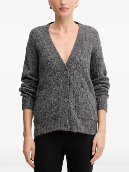 Cardigan Silvian Heach tricotate gri