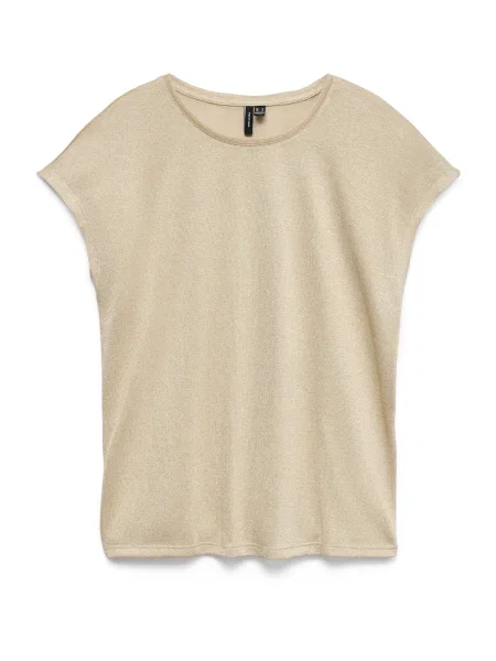 VERO MODA Tricou VMSARAH AVA' bej